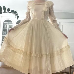 GUNNE SAX SIZE 11 VINTAGE MIDI DRESS!